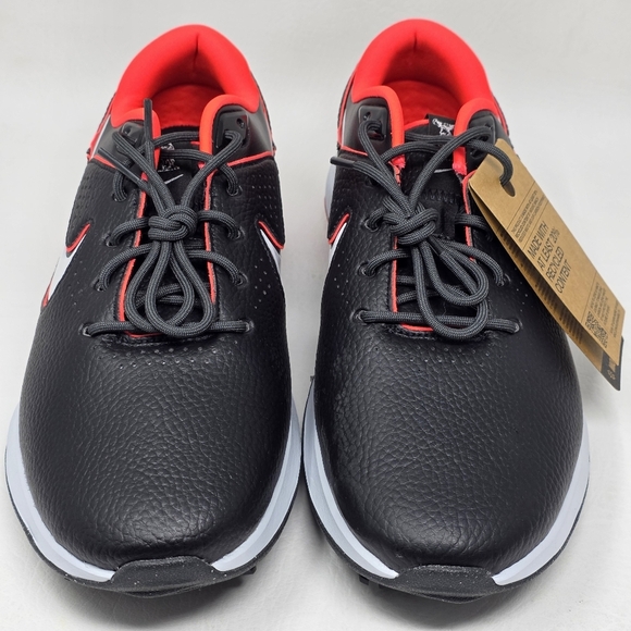 Nike Air Zoom Victory Pro 3 Men Sz 10.5 Leather Golf Shoes Black Red DV6800-005 main image 4